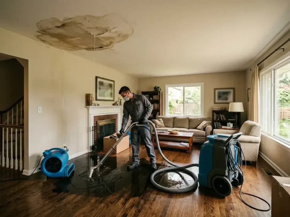 attic-pipe-burst-ceiling-drip-008 — frequently asked questions, Water Damage Restoration & Carpet Care in Los Ranchos de Alb…